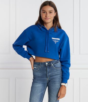 Bluza damska na jesień casual Calvin Klein Jeans ze sklepu: Gomez Fashion Store w kategorii: Bluzy damskie - zdjęcie 874714-BD9-10338_CJ235W000217310