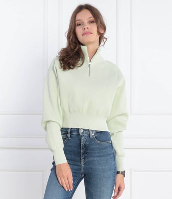 Sweter damski na zimę Calvin Klein Jeans ze sklepu: Gomez Fashion Store w kategorii: Swetry damskie - zdjęcie 874714-BD9-10338_CJ235W000158309