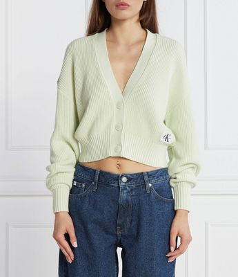 Sweter damski na zimę Calvin Klein Jeans ze sklepu: Gomez Fashion Store w kategorii: Swetry damskie - zdjęcie 874714-BD9-10338_CJ235W000168309