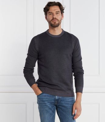 Joop! - Sweter męski casual na wiosnę ze sklepu: Gomez Fashion Store w kategorii: Swetry męskie - zdjęcie 874714-BD9-10338_JO235M000013404