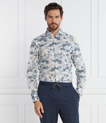 Koszula męska wiosenna z klasycznym kołnierzykiem Joop! ze sklepu: Gomez Fashion Store w kategorii: Koszule męskie - zdjęcie 874714-BD9-10338_JO235M000047424