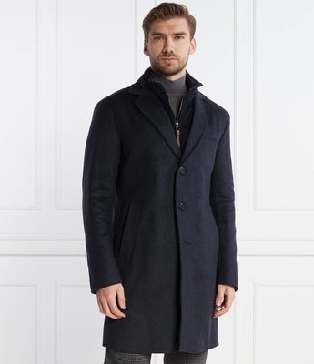 Płaszcz męski Joop! ze sklepu: Gomez Fashion Store w kategorii: Płaszcze męskie - zdjęcie 874714-BD9-10338_JO235M000061400