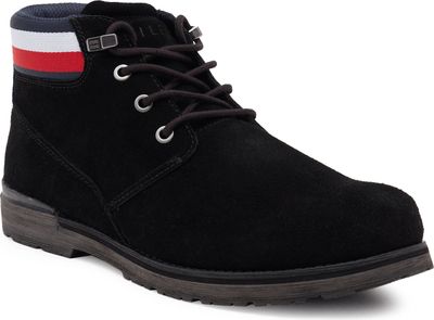 Buty zimowe męskie na zimę Tommy Hilfiger ze sklepu: Gomez Fashion Store w kategorii: Buty zimowe męskie - zdjęcie 874714-BD9-10338_TH235M000264D12
