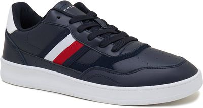 Tommy Hilfiger - Trampki męskie na wiosnę jesienne ze sklepu: Gomez Fashion Store w kategorii: Trampki męskie - zdjęcie 874714-BD9-10338_TH235M000278F23