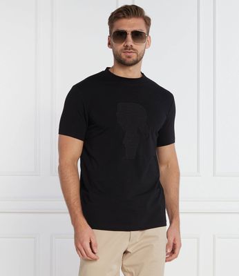 Karl Lagerfeld - T-shirt męski na wiosnę casual ze sklepu: Gomez Fashion Store w kategorii: T-shirty męskie - zdjęcie 874714-BD9-10338_KL235M000205990