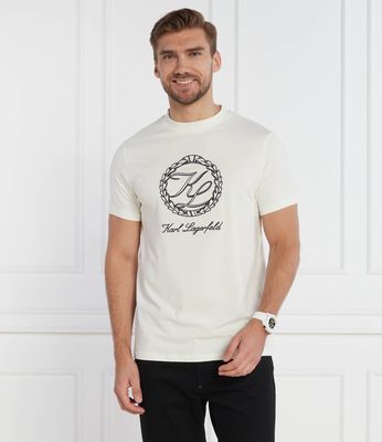 Karl Lagerfeld - T-shirt męski na wiosnę ze sklepu: Gomez Fashion Store w kategorii: T-shirty męskie - zdjęcie 874714-BD9-10338_KL235M000207334