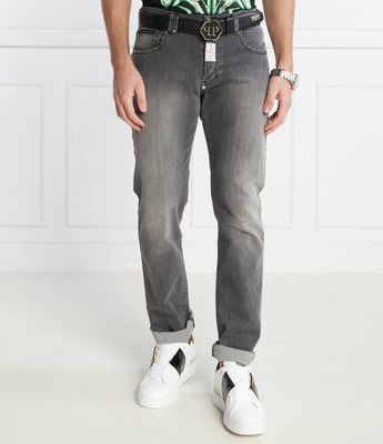 Jeansy męskie na wiosnę Philipp Plein ze sklepu: Gomez Fashion Store w kategorii: Jeansy męskie - zdjęcie 874714-BD9-10338_PN235M000052110