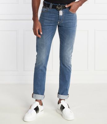 Philipp Plein - Jeansy męskie wiosenne ze sklepu: Gomez Fashion Store w kategorii: Jeansy męskie - zdjęcie 874714-BD9-10338_PN235M000052109