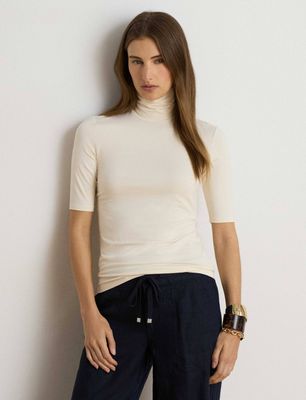 Bluzka damska casualowa LAUREN RALPH LAUREN ze sklepu: Gomez Fashion Store w kategorii: Bluzki damskie - zdjęcie 874714-BD9-10338_RL235W000057PB2