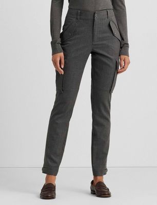 Spodnie damskie casual LAUREN RALPH LAUREN ze sklepu: Gomez Fashion Store w kategorii: Spodnie damskie - zdjęcie 874714-BD9-10338_RL235W000064PB9