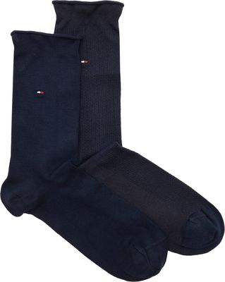 Skarpetki damskie bez wzorów Tommy Hilfiger ze sklepu: Gomez Fashion Store w kategorii: Skarpetki damskie - zdjęcie 874714-BD9-10338_TH235W000270002