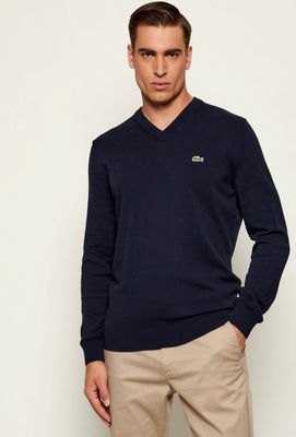 Sweter męski casual Lacoste ze sklepu: Gomez Fashion Store w kategorii: Swetry męskie - zdjęcie 874714-BD9-10338_LA235M000026166
