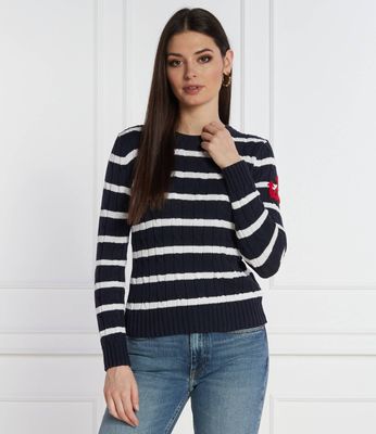 Polo Ralph Lauren - Sweter damski ze sklepu: Gomez Fashion Store w kategorii: Swetry damskie - zdjęcie 874714-BD9-10338_PR241W000056ZU7