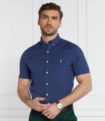 Koszula męska na wiosnę Polo Ralph Lauren ze sklepu: Gomez Fashion Store w kategorii: Koszule męskie - zdjęcie 874714-BD9-10338_PR241M000077V76