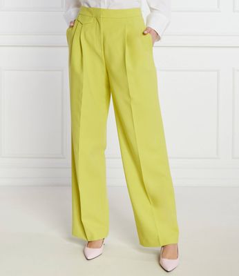 Spodnie damskie HUGO ze sklepu: Gomez Fashion Store w kategorii: Spodnie damskie - zdjęcie 874714-BD9-10338_BU241W000031326