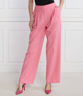 Spodnie damskie na wiosnę HUGO ze sklepu: Gomez Fashion Store w kategorii: Spodnie damskie - zdjęcie 874714-BD9-10338_BU241W000031698
