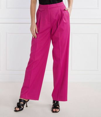 Spodnie damskie na wiosnę HUGO ze sklepu: Gomez Fashion Store w kategorii: Spodnie damskie - zdjęcie 874714-BD9-10338_BU241W000033652