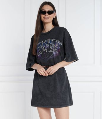 HUGO - Sukienka prosta ze sklepu: Gomez Fashion Store w kategorii: Sukienki - zdjęcie 874714-BD9-10338_BU241W000059002