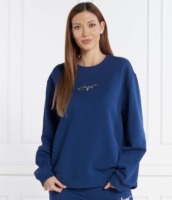 Bluza damska jesienna HUGO ze sklepu: Gomez Fashion Store w kategorii: Bluzy damskie - zdjęcie 874714-BD9-10338_BU241W000068420