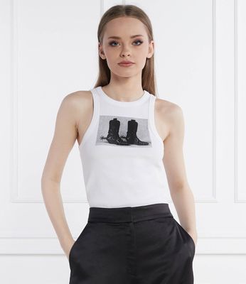 Bluzka damska HUGO ze sklepu: Gomez Fashion Store w kategorii: Bluzki damskie - zdjęcie 874714-BD9-10338_BU241W000074100