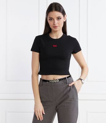 Bluzka damska na wiosnę casualowa HUGO ze sklepu: Gomez Fashion Store w kategorii: Bluzki damskie - zdjęcie 874714-BD9-10338_BU241W000076001