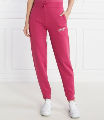 Spodnie damskie na wiosnę HUGO ze sklepu: Gomez Fashion Store w kategorii: Spodnie damskie - zdjęcie 874714-BD9-10338_BU241W000082652