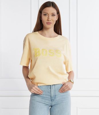BOSS ORANGE - Bluzka damska w stylu młodzieżowym ze sklepu: Gomez Fashion Store w kategorii: Bluzki damskie - zdjęcie 874714-BD9-10338_BO241W000013290