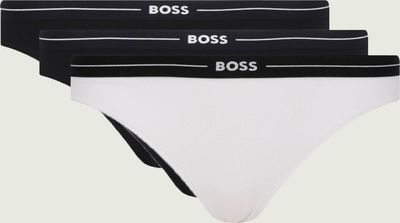 Majtki damskie bez wzorów Boss Bodywear ze sklepu: Gomez Fashion Store w kategorii: Majtki damskie - zdjęcie 874714-BD9-10338_BW241W000013120