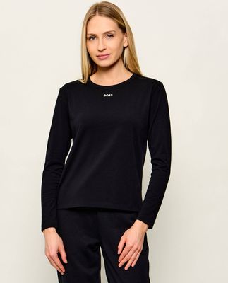 Piżama casualowa bez wzorów Boss Bodywear ze sklepu: Gomez Fashion Store w kategorii: Piżamy damskie - zdjęcie 874714-BD9-10338_BW241W000018001