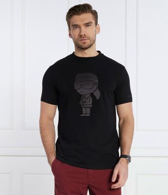 T-shirt męski młodzieżowy Karl Lagerfeld ze sklepu: Gomez Fashion Store w kategorii: T-shirty męskie - zdjęcie 874714-BD9-10338_KL241M000009990
