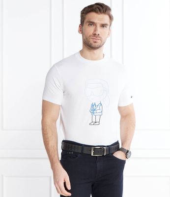 T-shirt męski Karl Lagerfeld ze sklepu: Gomez Fashion Store w kategorii: T-shirty męskie - zdjęcie 874714-BD9-10338_KL241M000010007