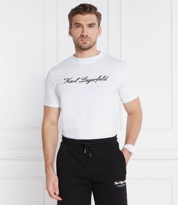 Karl Lagerfeld - T-shirt męski młodzieżowy ze sklepu: Gomez Fashion Store w kategorii: T-shirty męskie - zdjęcie 874714-BD9-10338_KL241M000012007
