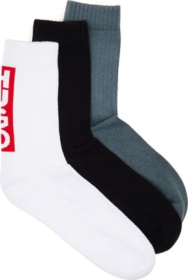 Skarpetki damskie bez wzorów Hugo Bodywear ze sklepu: Gomez Fashion Store w kategorii: Skarpetki damskie - zdjęcie 874714-BD9-10338_BZ241M000047963