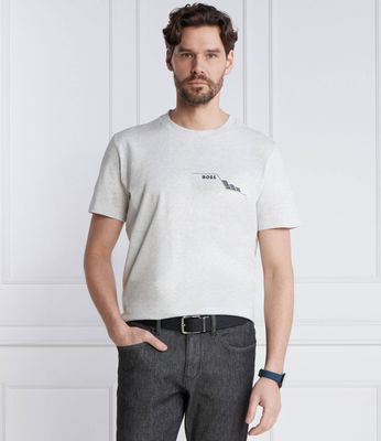 T-shirt męski casual BOSS GREEN ze sklepu: Gomez Fashion Store w kategorii: T-shirty męskie - zdjęcie 874714-BD9-10338_BG241M000012057