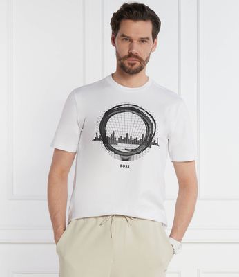 T-shirt męski BOSS GREEN ze sklepu: Gomez Fashion Store w kategorii: T-shirty męskie - zdjęcie 874714-BD9-10338_BG241M000025100