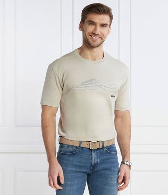 T-shirt męski BOSS GREEN ze sklepu: Gomez Fashion Store w kategorii: T-shirty męskie - zdjęcie 874714-BD9-10338_BG241M000027271