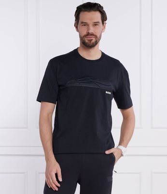 T-shirt męski casual BOSS GREEN ze sklepu: Gomez Fashion Store w kategorii: T-shirty męskie - zdjęcie 874714-BD9-10338_BG241M000027402