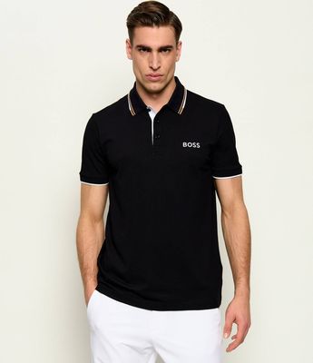 BOSS GREEN - T-shirt męski casual ze sklepu: Gomez Fashion Store w kategorii: T-shirty męskie - zdjęcie 874714-BD9-10338_BG241M000055002