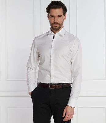 Koszula męska elegancka na wiosnę BOSS BLACK ze sklepu: Gomez Fashion Store w kategorii: Koszule męskie - zdjęcie 874714-BD9-10338_BB241M000078100