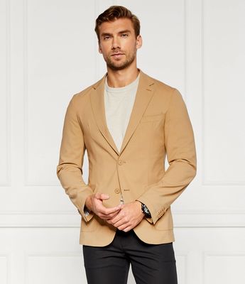 Marynarka męska na wiosnę BOSS BLACK ze sklepu: Gomez Fashion Store w kategorii: Marynarki męskie - zdjęcie 874714-BD9-10338_BB241M000110261