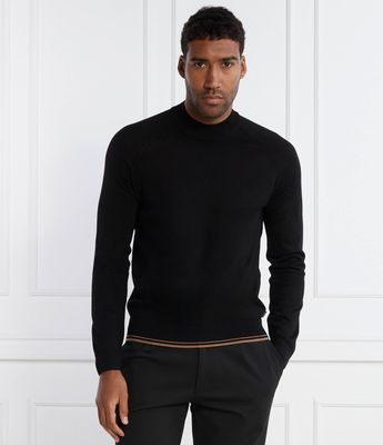 Sweter męski na wiosnę BOSS BLACK ze sklepu: Gomez Fashion Store w kategorii: Swetry męskie - zdjęcie 874714-BD9-10338_BB241M000181001