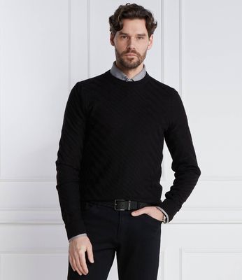 Sweter męski BOSS BLACK ze sklepu: Gomez Fashion Store w kategorii: Swetry męskie - zdjęcie 874714-BD9-10338_BB241M000182001