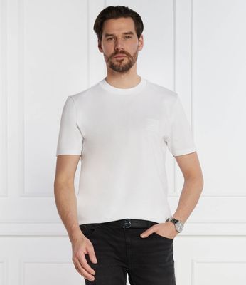 T-shirt męski casual BOSS BLACK ze sklepu: Gomez Fashion Store w kategorii: T-shirty męskie - zdjęcie 874714-BD9-10338_BB241M000187100