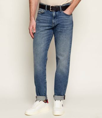 Jeansy męskie na wiosnę casualowe BOSS ORANGE ze sklepu: Gomez Fashion Store w kategorii: Jeansy męskie - zdjęcie 874714-BD9-10338_BO241M000001427