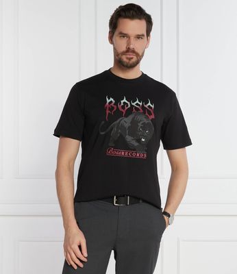 T-shirt męski na wiosnę BOSS ORANGE ze sklepu: Gomez Fashion Store w kategorii: T-shirty męskie - zdjęcie 874714-BD9-10338_BO241M000041001