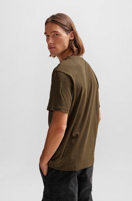 T-shirt męski wiosenny BOSS ORANGE ze sklepu: Gomez Fashion Store w kategorii: T-shirty męskie - zdjęcie 874714-BD9-10338_BO241M000041369
