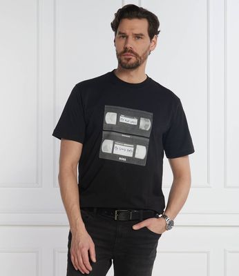 T-shirt męski na wiosnę BOSS ORANGE ze sklepu: Gomez Fashion Store w kategorii: T-shirty męskie - zdjęcie 874714-BD9-10338_BO241M000042002