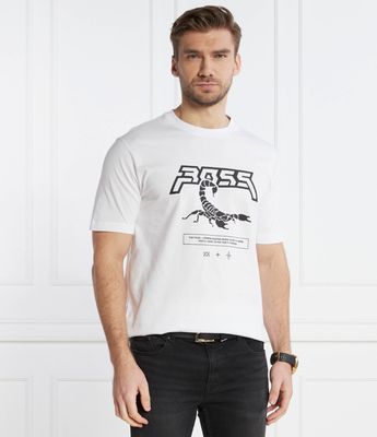 T-shirt męski w stylu młodzieżowym BOSS ORANGE ze sklepu: Gomez Fashion Store w kategorii: T-shirty męskie - zdjęcie 874714-BD9-10338_BO241M000043100