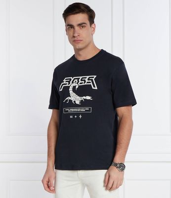T-shirt męski na wiosnę BOSS ORANGE ze sklepu: Gomez Fashion Store w kategorii: T-shirty męskie - zdjęcie 874714-BD9-10338_BO241M000043404