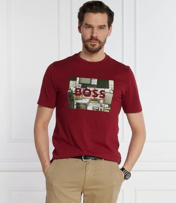 T-shirt męski młodzieżowy BOSS ORANGE ze sklepu: Gomez Fashion Store w kategorii: T-shirty męskie - zdjęcie 874714-BD9-10338_BO241M000049647